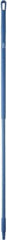 Vikan - 59 x 1-1/4" Fiberglass Squeegee Handle - European Threaded Connection, Blue - Americas Industrial Supply