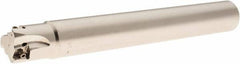 Seco - 1" Cut Diam, 8mm Max Depth of Cut, 1" Shank Diam, 7.87" OAL, Indexable Square Shoulder End Mill - LOEX Inserts, Cylindrical Shank, 90° Lead Angle, Through Coolant, Series Square T4-08 - Americas Industrial Supply