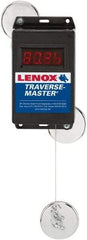 Lenox - Saw Feed Rate Meter - Includes 12 VDC Power Supply, Battery & International Plug Adapter, For Use with Bandsaws - Americas Industrial Supply