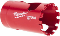 Milwaukee Tool - 1-1/8" Diam, 1-1/2" Cutting Depth, Hole Saw - Diamond Grit Saw, Continuous Edge - Americas Industrial Supply