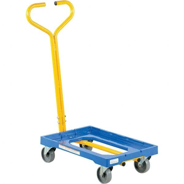 Vestil - 500 Lb Capacity Plastic Dolly - 24" Long x 16" Wide - Americas Industrial Supply