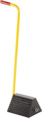 Vestil - 8" Wide x 36-9/16" High x 18" Deep, Rubber Wheel Chock - Americas Industrial Supply