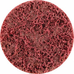 Norton - 4-1/2" Diam, Aluminum Oxide Hook & Loop Disc - Medium Grade, Nonwoven, - Americas Industrial Supply