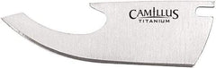 Clauss - 2 Piece Titanium Bonded Stainless Steel Folding Knife Blade - 2-1/2" OAL - Americas Industrial Supply