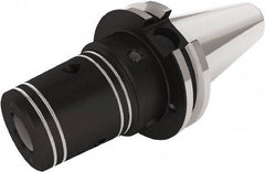 Seco - 5/8" Hole Diam, CAT50 Taper Shank Shrink Fit Tool Holder & Adapter - 63.5mm Projection, 44mm Nose Diam, Through Coolant - Exact Industrial Supply