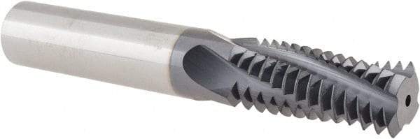 Allied Machine and Engineering - 7/8-9 UN, 0.62" Cutting Diam, 4 Flute, Solid Carbide Helical Flute Thread Mill - Internal/External Thread, 1-3/8" LOC, 4" OAL, 5/8" Shank Diam - Americas Industrial Supply