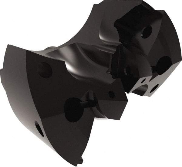 Allied Machine and Engineering - Series APX 57, 60.33mm Max Diam Pilot Insert Drill Head - T-A 1 Pilot Drill, 15/16" Pilot Drill Diam, 2 Nonpilot Inserts - Americas Industrial Supply