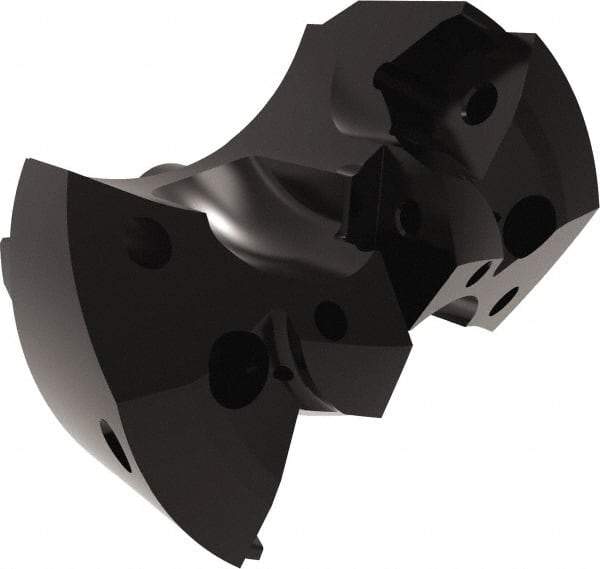 Allied Machine and Engineering - Series APX 57, 61mm Max Diam Pilot Insert Drill Head - T-A 2 Pilot Drill, 1" Pilot Drill Diam, 2 Nonpilot Inserts - Americas Industrial Supply