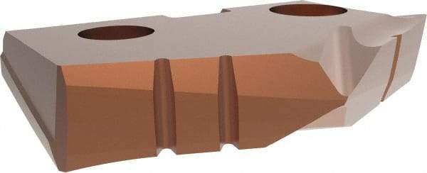 Allied Machine and Engineering - 25.5mm Diam x 3/16" Thick, Seat Code 2, 132° Included Angle Spade Drill Insert - AM200 Coated, Cobalt, Grade Super Cobalt, Series GEN2 T-A - Americas Industrial Supply