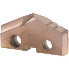 Allied Machine and Engineering - 38.5mm Diam x 1/4" Thick, Seat Code 3, 132° Included Angle Spade Drill Insert - AM200 Coated, Cobalt, Grade Super Cobalt, Series GEN2 T-A - Americas Industrial Supply