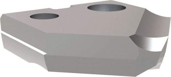 Allied Machine and Engineering - 17.5mm Diam x 1/8" Thick, Seat Code 0, 90° Included Angle Spade Drill Insert - TiCN Coated, Cobalt, Grade Super Cobalt, Series T-A - Americas Industrial Supply