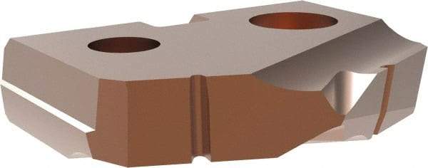 Allied Machine and Engineering - 49/64" Diam x 5/32" Thick, Seat Code 1, 132° Included Angle Spade Drill Insert - AM200 Coated, Cobalt, Grade Super Cobalt, Series T-A - Americas Industrial Supply