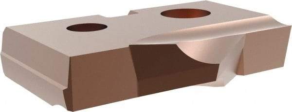 Allied Machine and Engineering - 18mm Diam x 5/32" Thick, Seat Code 1, 90° Included Angle Spade Drill Insert - AM200 Coated, Cobalt, Grade Super Cobalt, Series T-A - Americas Industrial Supply
