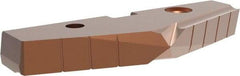 Allied Machine and Engineering - 98mm Diam x 7/16" Thick, Seat Code 7, 144° Included Angle Spade Drill Insert - AM200 Coated, Cobalt, Grade Super Cobalt, Series GEN2 T-A - Americas Industrial Supply
