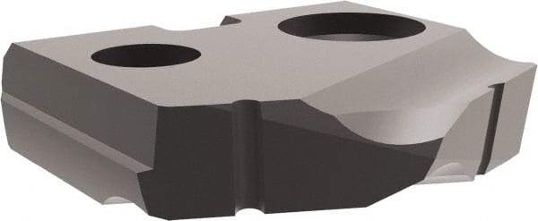 Allied Machine and Engineering - 13/32" Diam x 3/32" Thick, Seat Code Y, 132° Included Angle Spade Drill Insert - Diamond Coated, Carbide, Series T-A - Americas Industrial Supply