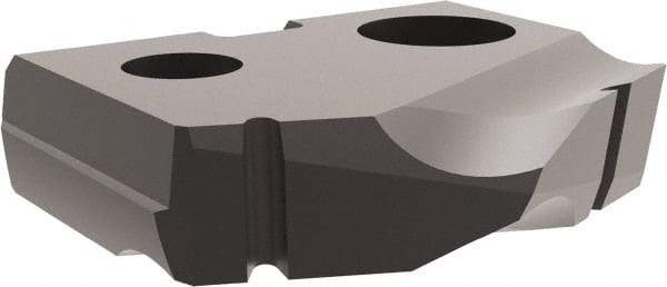 Allied Machine and Engineering - 14.5mm Diam x 1/8" Thick, Seat Code 0, 132° Included Angle Spade Drill Insert - Diamond Coated, Carbide, Series T-A - Americas Industrial Supply