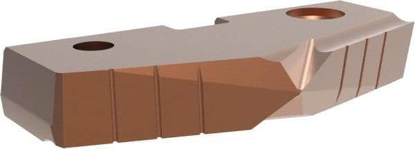Allied Machine and Engineering - 72mm Diam x 7/16" Thick, Seat Code 5, 144° Included Angle Spade Drill Insert - AM200 Coated, Cobalt, Grade Super Cobalt, Series GEN2 T-A - Americas Industrial Supply