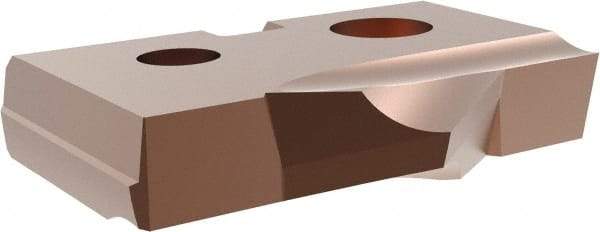 Allied Machine and Engineering - 14mm Diam x 1/8" Thick, Seat Code 0, 90° Included Angle Spade Drill Insert - AM200 Coated, Cobalt, Grade Super Cobalt, Series T-A - Americas Industrial Supply