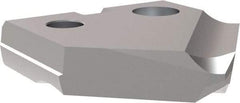Allied Machine and Engineering - 24mm Diam x 5/32" Thick, Seat Code 1, 90° Included Angle Spade Drill Insert - TiCN Coated, Cobalt, Grade Super Cobalt, Series T-A - Americas Industrial Supply