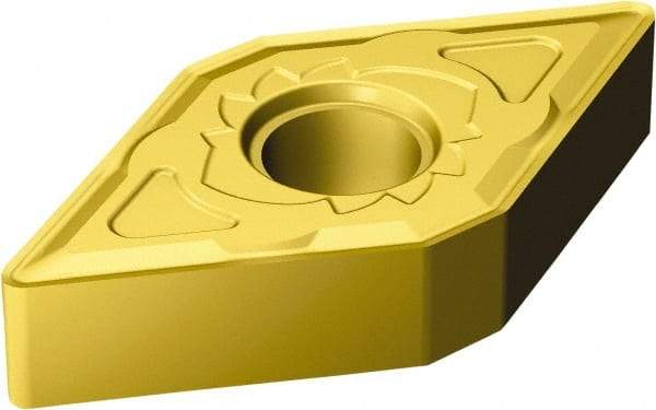 Sandvik Coromant - DNMG443 SM Grade S05F Carbide Turning Insert - 55° Diamond, 1/2" Inscr Circle, 1/4" Thick, 3/64" Corner Radius - Americas Industrial Supply