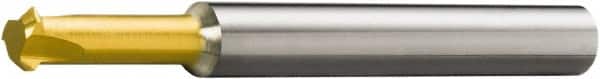 Sandvik Coromant - 326-CH Grade 1025 Carbide Chamfer Milling Tip Insert - TiCN/TiN Finish, 3 Flutes, 5.8mm Cutting Diam, 0.6mm Depth of Cut, 0° Helix - Americas Industrial Supply