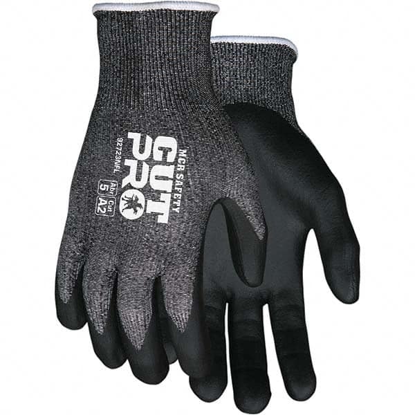 MCR Safety - Size 2XL, ANSI Cut Lvl A2, Puncture Lvl 4, Abrasion Lvl 5, Foam Nitrile Coated Cut & Puncture Resistant Gloves - Americas Industrial Supply