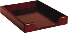 Rolodex - Mahogany Document Organizer - Wood, MDF, Laminate - Americas Industrial Supply