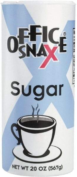 Office Snax - Granulated Fine Sugar - 20 Ounce Granulated Fine Sugar - Americas Industrial Supply