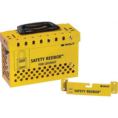 Brady - Group Lockout Boxes Portable or Wall Mount: Portable & Wall Mount Maximum Number of Padlocks: 12 - Americas Industrial Supply