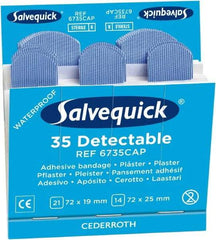 Medique - 2-9/16, 2-13/16" Long x 1-1/2, 3/4" Wide, General Purpose Self-Adhesive Bandage - Woven Fabric Bandage - Americas Industrial Supply