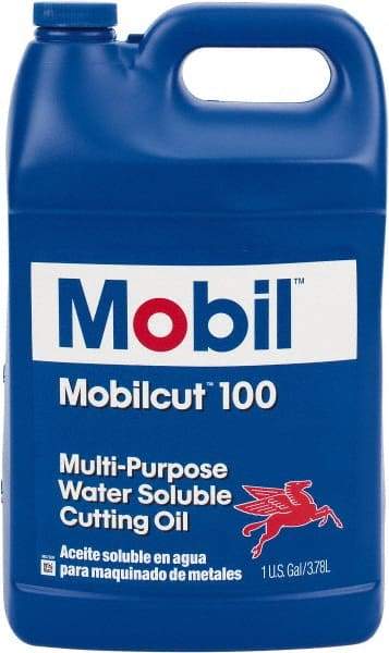 Mobil - Mobilcut, 1 Gal Bottle Cutting Fluid - Water Soluble - Americas Industrial Supply