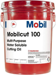 Mobil - Mobilcut, 5 Gal Pail Cutting Fluid - Water Soluble - Americas Industrial Supply