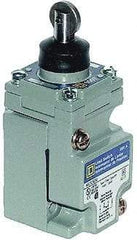 Square D - SPDT, NC/NO, 600 Volt Screw Terminal, Roller Plunger Actuator, General Purpose Limit Switch - 1, 2, 4, 6, 12, 13, 6P NEMA Rating, IP67 IPR Rating - Americas Industrial Supply