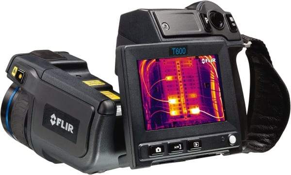 FLIR - -40 to 1,202°F (-40 to 650°C) Thermal Imaging Camera - 4.3" Color LCD Display, 1000 Image Storage Capacity, 480 x 360 Resolution - Americas Industrial Supply