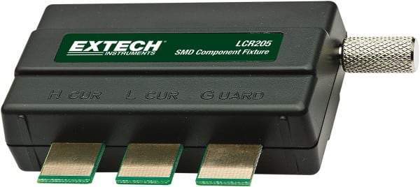 Extech - Black Electrical Test Equipment Component Fixture - Use with LCR200 LCR Meters - Americas Industrial Supply