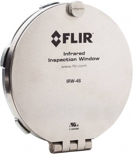 FLIR - 95mm (3.74\x94) Diam, Infrared Viewing Window - 2mm (0.08") Thickness, Use with Thermal Imagers - Americas Industrial Supply