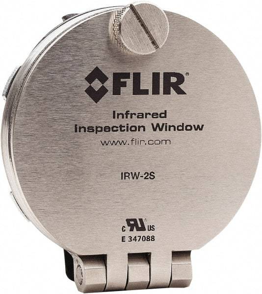 FLIR - 50mm (1.97\x94) Diam, Infrared Viewing Window - 2mm (0.08") Thickness, Use with Thermal Imagers - Americas Industrial Supply