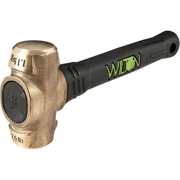 Wilton - Non-Sparking Hammers Tool Type: Brass Hammer Head Material: Brass - Americas Industrial Supply