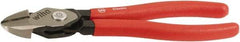 Wiha - 8" OAL, 0.138" Capacity, Cutting Pliers - Soft Grip Handle - Americas Industrial Supply
