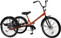Worksman - Bicycles & Scooters Type: Industrial Tricycle Number of Wheels: 3 - Americas Industrial Supply