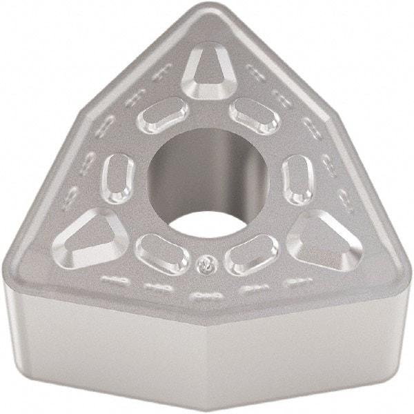 Seco - WNMG433 M6 Grade TP0501 Carbide Turning Insert - Al2O3 Finish, 80° Trigon, 1/2" Inscr Circle, 3/16" Thick, 3/64" Corner Radius - Americas Industrial Supply
