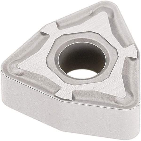Seco - WNMG434 M3 Grade TP2501 Carbide Turning Insert - Al2O3 Finish, 80° Trigon, 1/2" Inscr Circle, 3/16" Thick, 1/16" Corner Radius - Americas Industrial Supply
