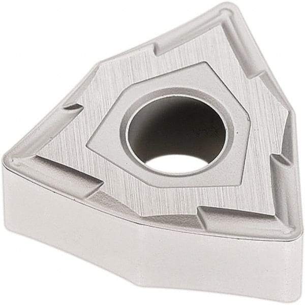 Seco - WNMG333 MF2 Grade TP2501 Carbide Turning Insert - Al2O3 Finish, 80° Trigon, 3/8" Inscr Circle, 3/16" Thick, 3/64" Corner Radius - Americas Industrial Supply