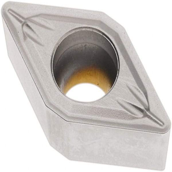 Seco - DCMT222 MF2 Grade TP2501 Carbide Turning Insert - Al2O3 Finish, 55° Diamond, 1/4" Inscr Circle, 5/32" Thick, 3/64" Corner Radius - Americas Industrial Supply