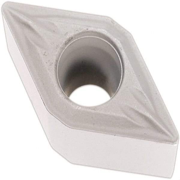 Seco - DCMT21.51 MF2 Grade TP2501 Carbide Turning Insert - Al2O3 Finish, 55° Diamond, 1/4" Inscr Circle, 3/32" Thick, 1/64" Corner Radius - Americas Industrial Supply