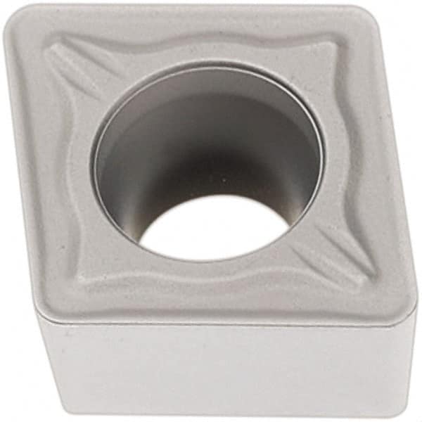 Seco - CCMT53.53 M5 Grade TP2501 Carbide Turning Insert - Al2O3 Finish, 80° Diamond, 5/8" Inscr Circle, 7/32" Thick, 3/64" Corner Radius - Americas Industrial Supply