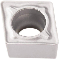 Seco - CCMT32.52 M5 Grade TP1501 Carbide Turning Insert - Al2O3 Finish, 80° Diamond, 3/8" Inscr Circle, 5/32" Thick, 1/32" Corner Radius - Americas Industrial Supply
