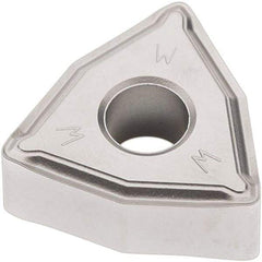 Seco - WNMG332 W-MF2 Grade TP1501 Carbide Turning Insert - Al2O3 Finish, 80° Trigon, 3/8" Inscr Circle, 3/16" Thick, 1/32" Corner Radius - Americas Industrial Supply
