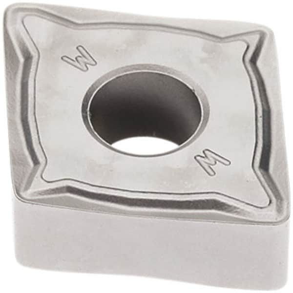 Seco - CNMG432 W-MF2 Grade TP2501 Carbide Turning Insert - Al2O3 Finish, 80° Diamond, 1/2" Inscr Circle, 3/16" Thick, 1/32" Corner Radius - Americas Industrial Supply