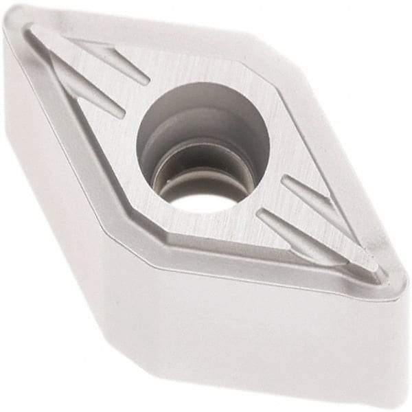 Seco - DNMU331 FF2 Grade TP1501 Carbide Turning Insert - Al2O3 Finish, 55° Diamond, 3/8" Inscr Circle, 3/16" Thick, 1/64" Corner Radius - Americas Industrial Supply